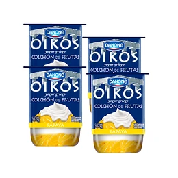 YOGHURT COLCHON DE FRUTAS PAPAYA OIKOS GRIEGOS 150 GRS.