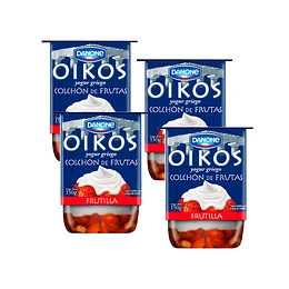 YOGHURT COLCHON DE FRUTAS FRUTILLA OIKOS GRIEGOS 150 GRS.