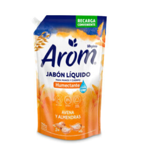 JABON LIQUIDO AVENA Y ALMENDRAS AROM 750 ML