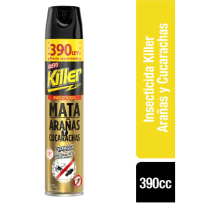 INSECTICIDA ARAÑA Y CUCARACHA KILLER 390 CC