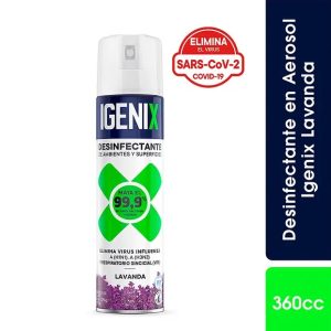 DESIFECTANTE AEROSOL LAVANDA IGENIX 360 CC