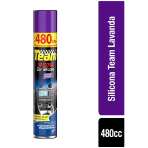 SILICONA PARA AUTOS TEAM 480 CC (LAVANDA)
