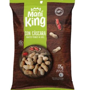 MANI KING CON CASCARA  SIN SAL 16X175 GRS