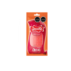 CARAMELOS CINTAS FRUTILLA  ACIDA DOCILE 70 GRS