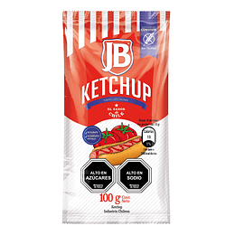 KETCHUP JB DISPLAY 18X100 GRS