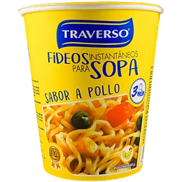 FIDEOS INST. POLLO TRAVERSO POTE 65 GRS