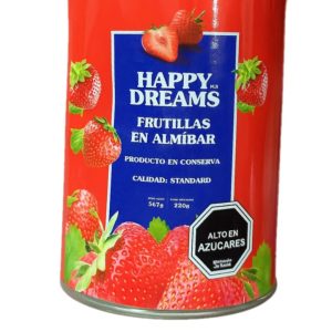 FRUTILLA ENTERAS 567 GRS. HAPPY DREAMS