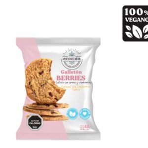 GALLETON AVENA BERRIES S/AZUCAR 24X40 GRS