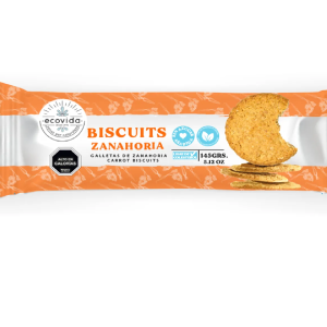 GALLETA ZANAHORIA S/AZUC 145 GRS. ECOVIDA. (003076)