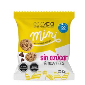 GALLETAS MINI CHIPS CHOCOLATE 30X30 GRS (002475 - AMARILLA)