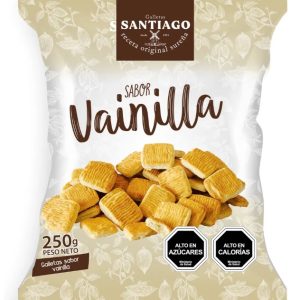 GALLETAS SANTIAGO VAINILLA 18X250 GRS. (280204)
