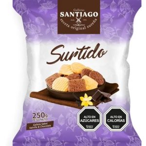 GALLETAS SANTIAGO SURTIDO 18X250 GRS. (280280)