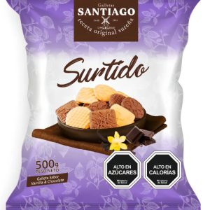 GALLETAS SANTIAGO SURTIDO 12X500 GRS