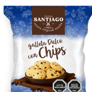 GALLETAS SANTIAGO CHIPS 12X500 GRS. (280181)