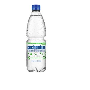 AGUA MINERAL CON GAS CACHANTUN 600 ML.