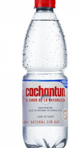 AGUA MUINERAL SIN GAS CACHANTUN 600 ML.
