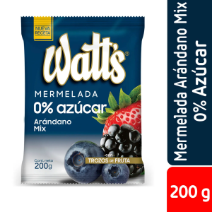 MERMELADA WATTS ARANDANO MIX S/A 200G