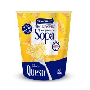 FIDEOS INSTANTANEOS PARA SOPA SABOR QUESO 12X65 GR