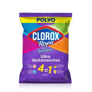 TIRA CLOROX ROPA ULTRA QUITAMANCHAS POLVO COLOR 40X30 GRS