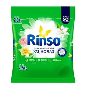 RINSO PWDR LIRIOS Y ROSAS CN 4X2.5KG