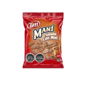 MANI SALADO TIM CON MIEL 16X150 GRS