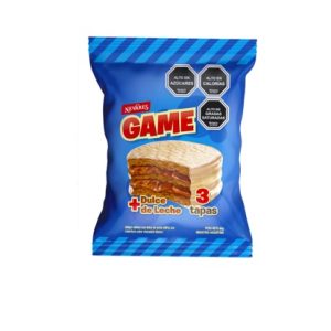 ALFAJOR GAME CHOCOLATE BLANCO 24X60 GRS