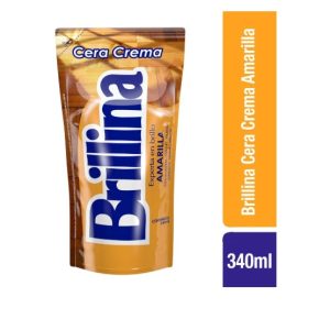 CERA CREMA BRILLINA AMARILLA DOYPACK 12X340ML