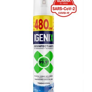 DESINFECTANTE AEROSOL IGENIX TRADICIONAL JIRAFA 12X480CC