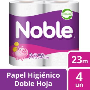 PH NOBLE DOBLE HOJA 23M X4 ROLLOS