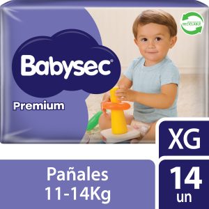 PAÑAL BABYSEC PREMIUM TALLA XG 8X14 UNIDADES
