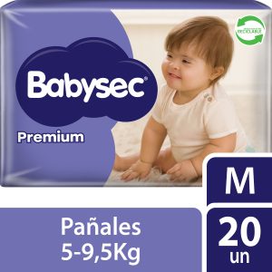 PAÑAL BABYSEC PREMIUM TALLA M 8X20 UNIDADES
